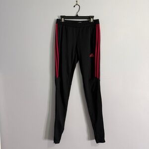 Adidas Climacool Black Track Pants with Hot pink/red Stripes